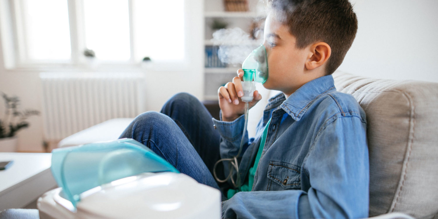 Kind mit Asthma