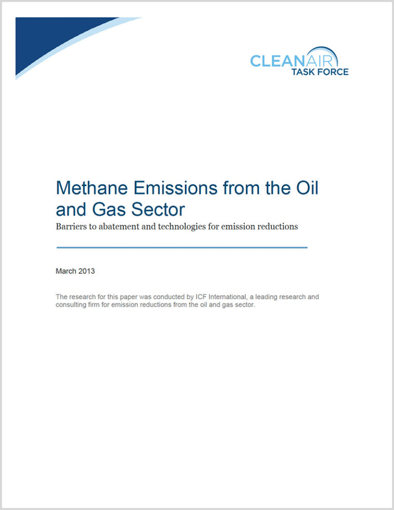 Methane Emissions from the Oil and Gas Sector: Barriers to Abatement ...
