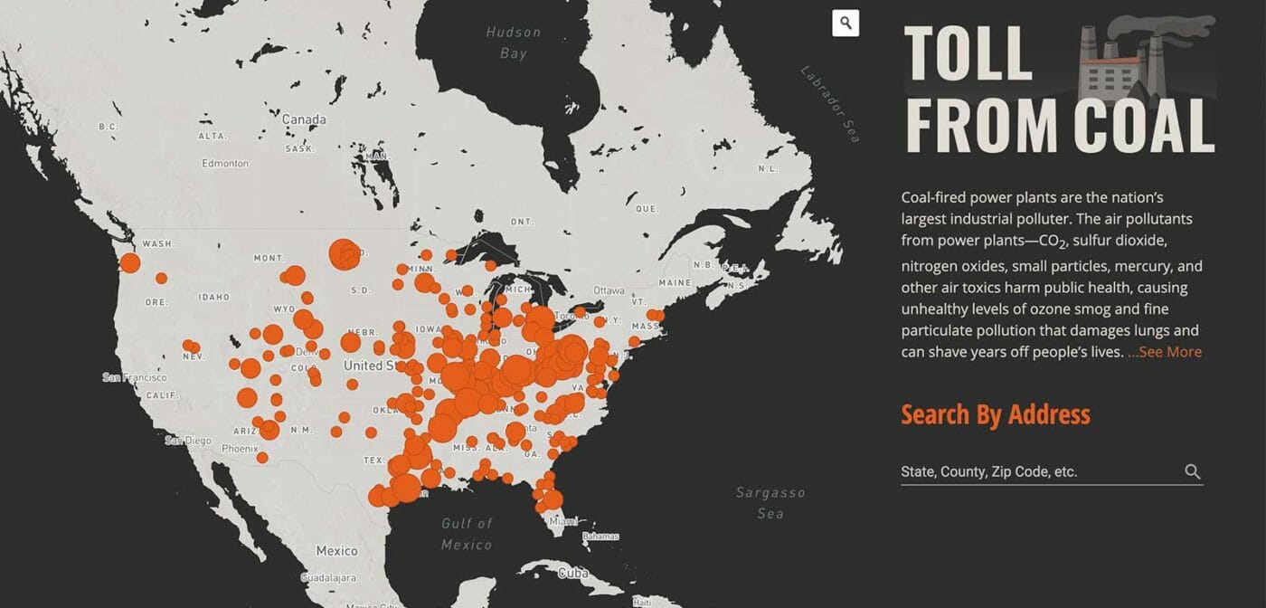 Coal Plant Pollution Clean Air Task Force TollFromCoalMap 1 1400x672 