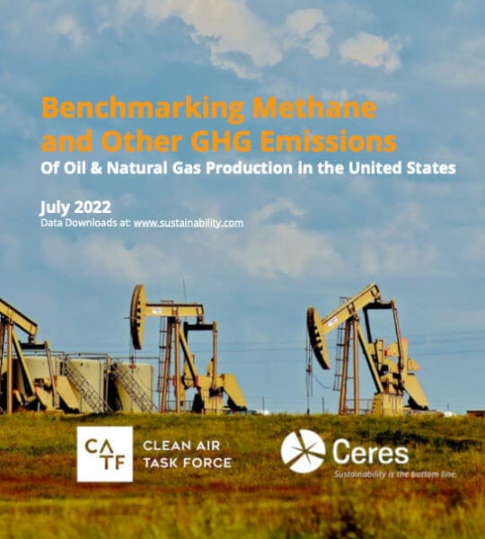 Benchmarking Methane and other GHG Emissions of Oil and Natural Gas ...