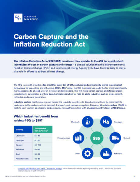 Carbon Capture and the Inflation Reduction Act: How Germany Can Seize ...
